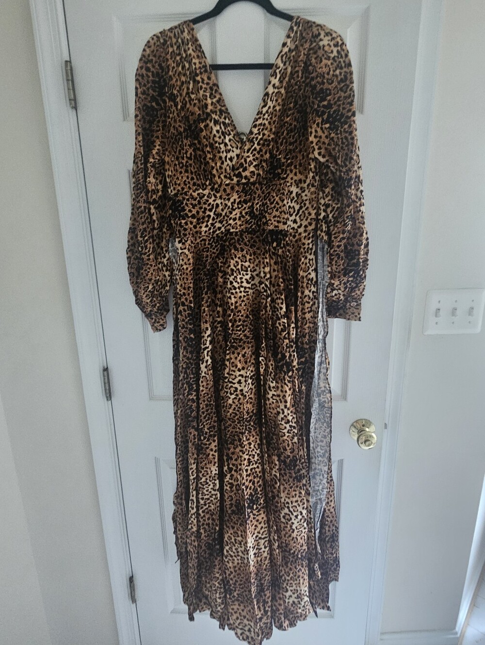 NWT Trashy Diva Gene Leopard Print Maxi Dress - Picture 2 of 3